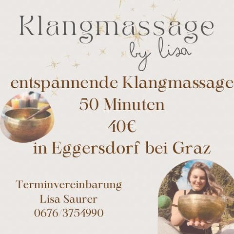 Klangmassage Flyer